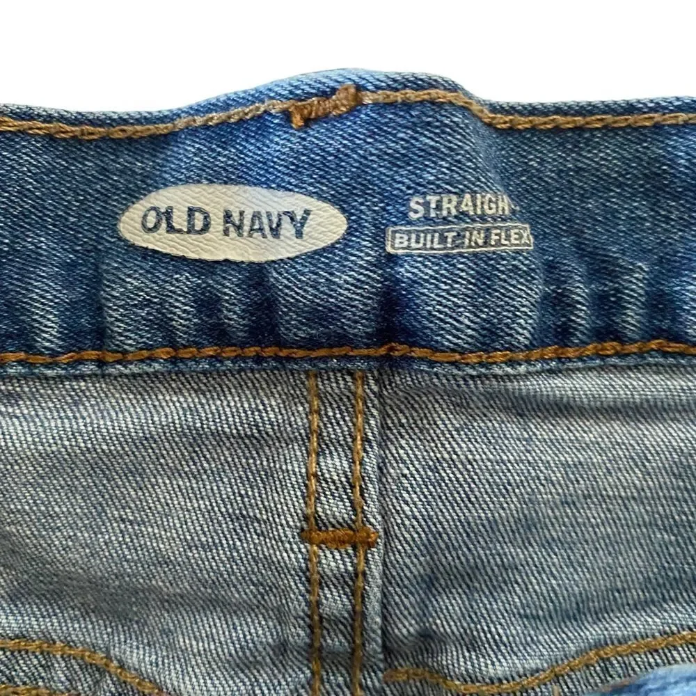 Old Navy Built In Flex Straight Jeans Sz 28x 30‎
